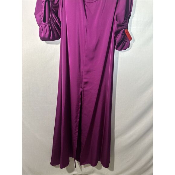 NWT $795 Sachin & Babi [ 2 ] Square‎ Neck Bryant Gown in Sparkling Grape Purple - Picture 12 of 15